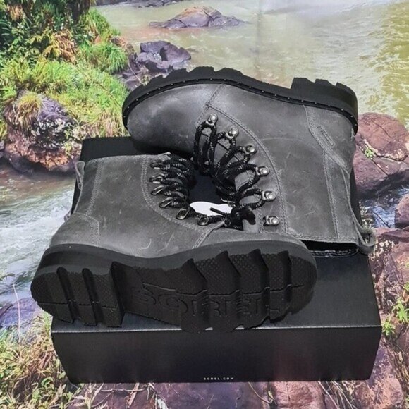 Sorel Lennox Lace Waterproof Boots Size 6.5 New - Picture 7 of 9